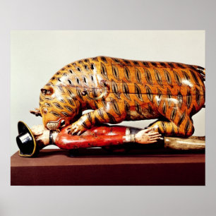 Tipu's Tiger, c.1790 (Holz) Poster