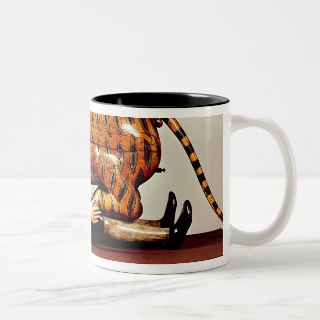 Tipus Tiger, c.1790 (Holz) Zweifarbige Tasse (Rechts)