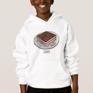 Tiramisu cake Cartoon Hoodie