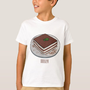 Tiramisu cake Cartoon T-Shirt
