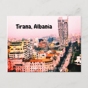 Tirana Albanien Postcard Postkarte