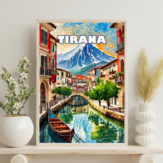 Tirana blüht, Juwel der Balkanstaaten Poster (Von Creator hochgeladen)