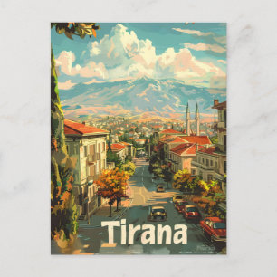 Tirana Vintag Postkarte