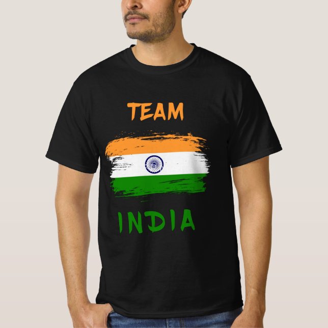 Tiranga, Mannschaftsindia T-Shirt (Vorderseite)