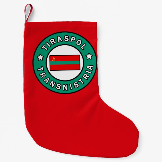 Tiraspol Transnistria Kleiner Weihnachtsstrumpf (Vorderseite)