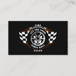Tire Sales Store Mechanic Car Sales Parts Service  Visitenkarte