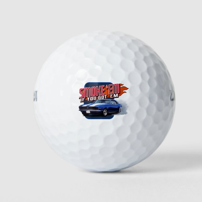 Tire Smoke Camaro Golfball (Vorderseite)