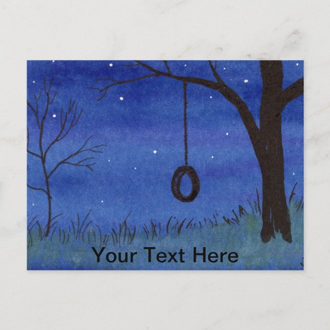 Tire Swing Postkarte (Vorderseite)