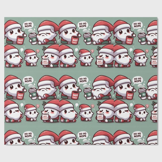 Tired Clauses in (Green) Geschenkpapier (Flach)