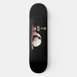 Tired Panda Gym – Cute Funny Workout Art Skateboard
