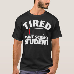 Tired Pflanze Science Student Premium T-Shirt