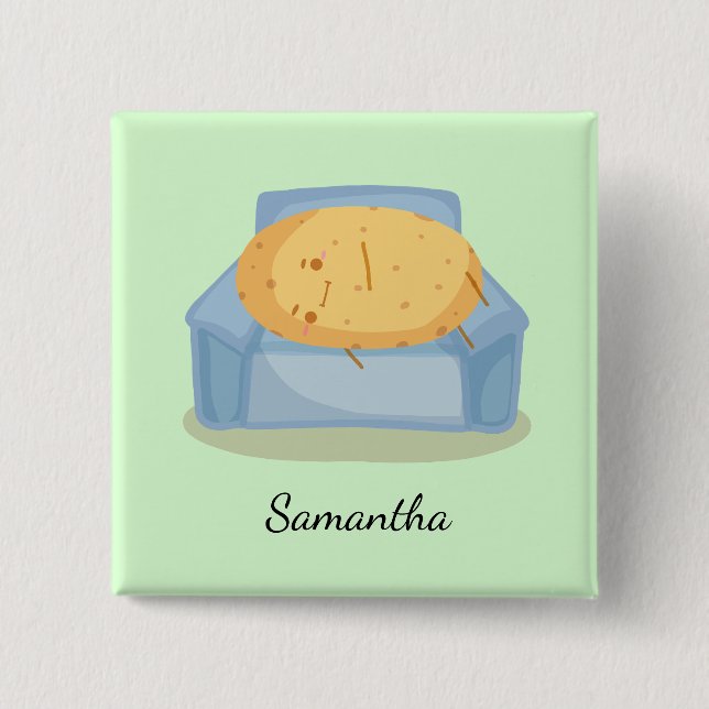 Tired Potato Button (Vorderseite)