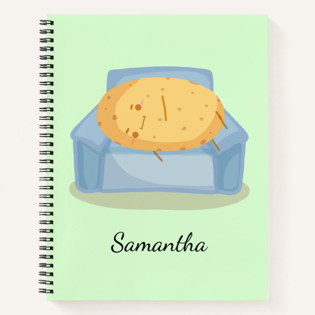 Tired Potato Notizbuch (Vorderseite)