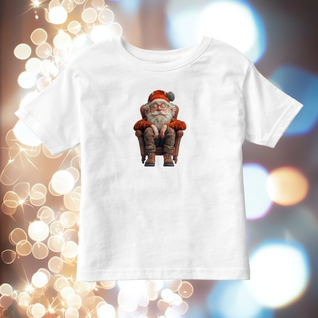 Tired Santa 2 Kinderkind-T-Shirt Kleinkind T-shirt (Von Creator hochgeladen)