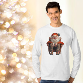 Tired Santa 2 Men-T-Shirt T-Shirt