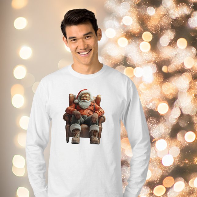 Tired Santa Men T-Shirt g (Von Creator hochgeladen)