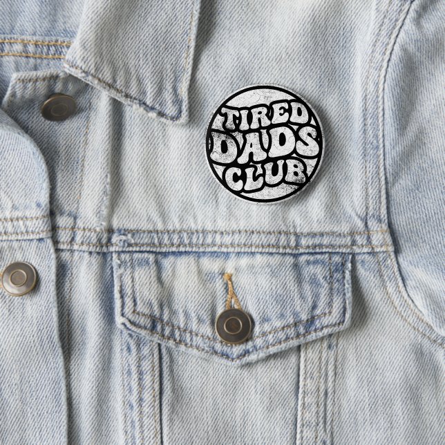 Tired Vaters Club Funny Button (Beispiel)