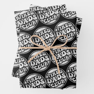 Tired Vaters Club Funny Geschenkpapier Set