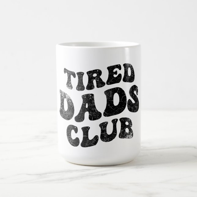 Tired Vaters Club Funny Kaffeetasse (Mittel)
