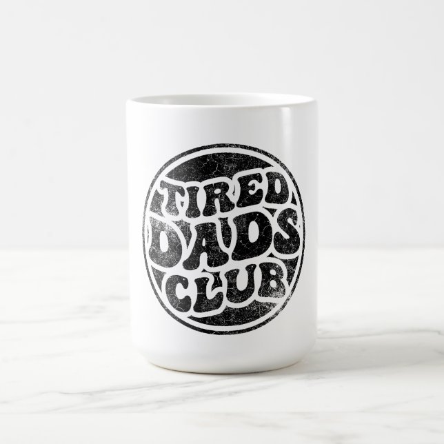 Tired Vaters Club Funny Kaffeetasse (Mittel)