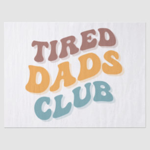 Tired Vaters Club Funny Seidenpapier
