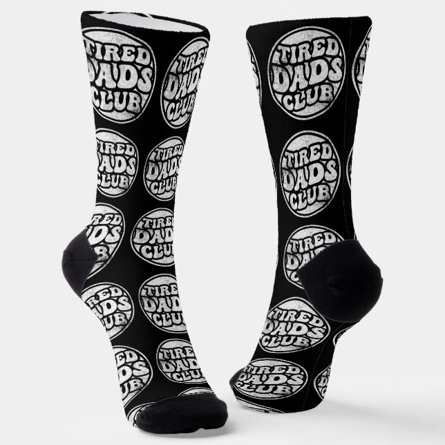 Tired Vaters Club Funny Socken (Gewinkelt)
