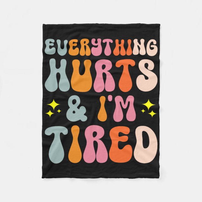 Tiredness Gym Training Athlete Runner Alles H Fleecedecke (Vorderseite)