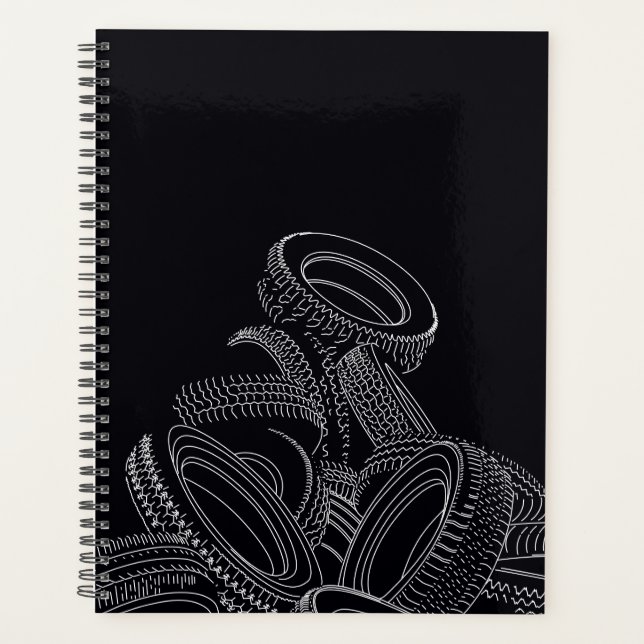 Tires Planner Calendar Notebook Planer (Vorderseite)