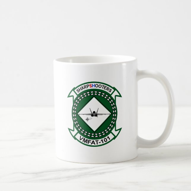 Tireur des Scharf-VMFAT-101 Kaffeetasse (Rechts)