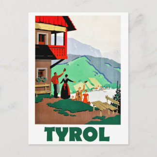 Tirol, ein warmer Empfang, Postkarte