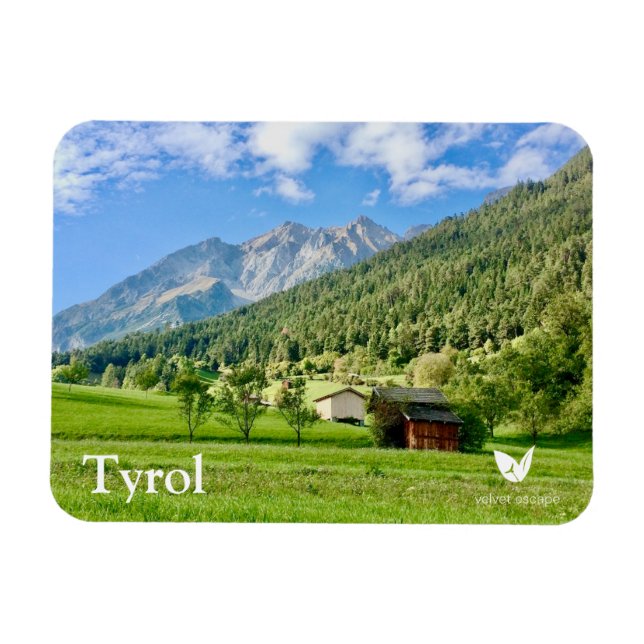 Tirol - Kühlschrankmagnet von Velvet Escape Magnet (Horizontal)