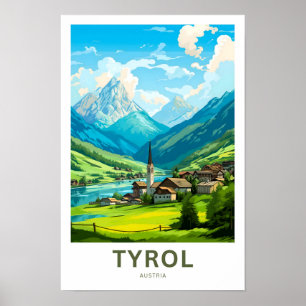 Tirol Österreich Reisedrucke Poster