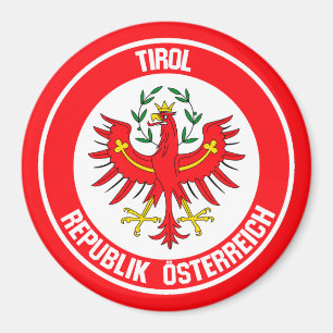 Tirol Round Emblem Magnet