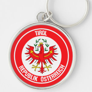 Tirol Round Emblem Schlüsselanhänger