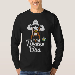 Tiroler Bua Tirol Cooler Lausbua Lederhose T-Shirt