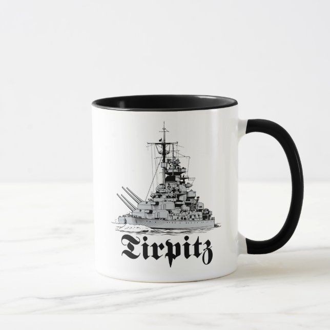 Tirpitz Sailors Mug Tasse (Rechts)