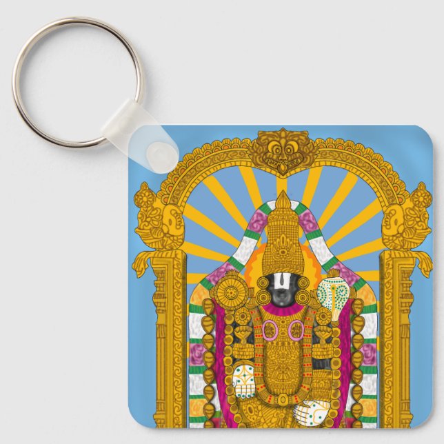Tirupati Balaji Keychain for Daily Use Schlüsselanhänger (Vorderseite)