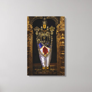Tirupati Venkateshwara Swamy Leinwand Wine Art
