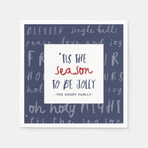 'Tis das Jahreszeit WeihnachtsParty Serviette