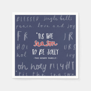 'Tis das Jahreszeit WeihnachtsParty Serviette