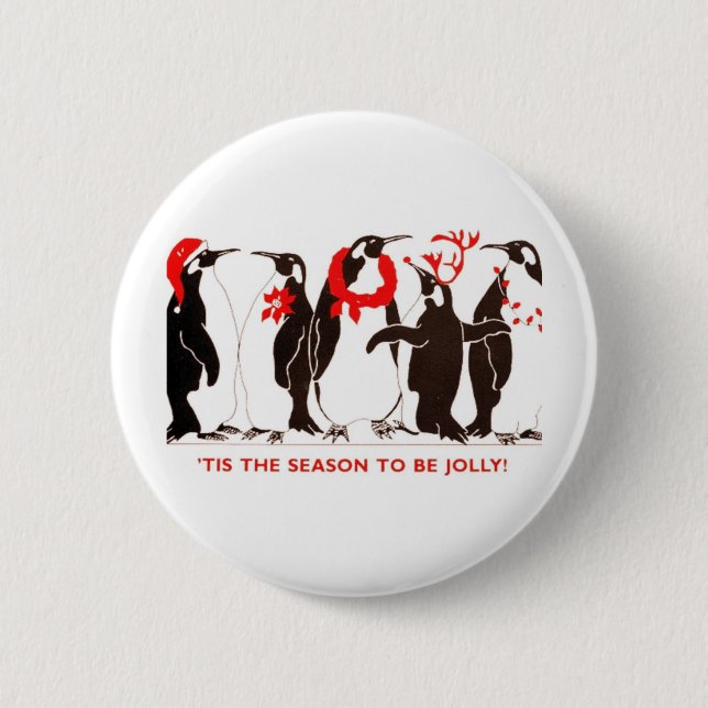 Tis die Jahreszeit Button (Vorderseite)
