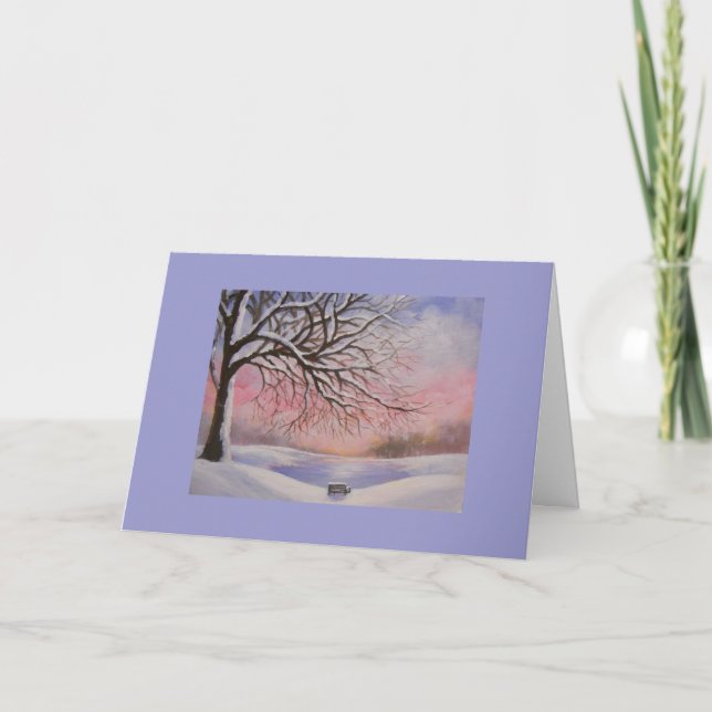 Tis die Jahreszeit, Feiertagskarte (Vorderseite)