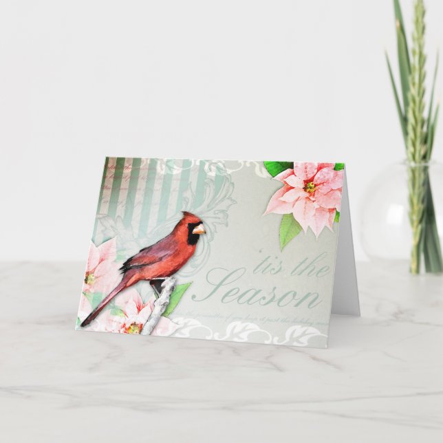 'tis die Jahreszeit-Gruß-Karte Feiertagskarte (Vorderseite)