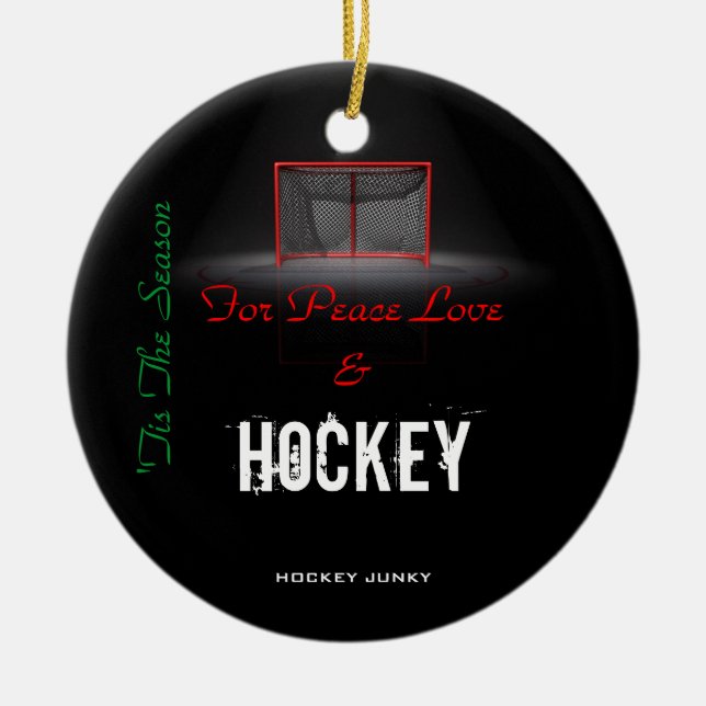 'Tis die Jahreszeit Keramik Ornament (Vorne)