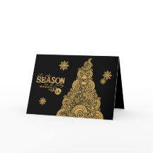 Tis die Jahreszeit-Weihnachtsfeiertags-Gruß-Karte