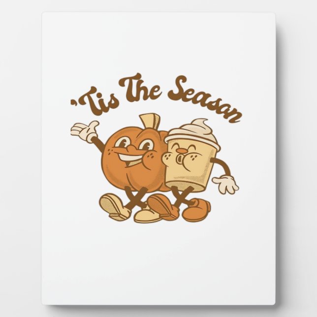 Tis Season Autumn It’s Fall Y’all Fotoplatte (Vorderseite)