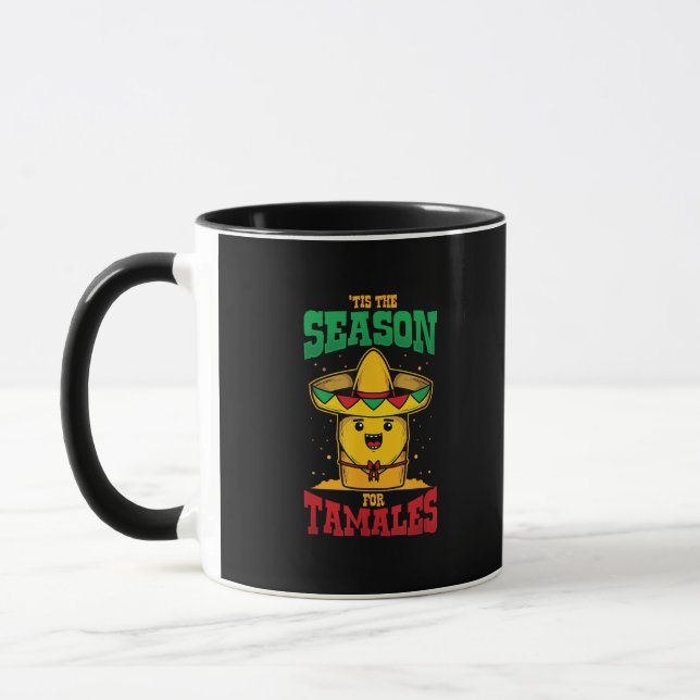 Tis Season For Tamales Mexican Christmas Holiday Tasse (Links)