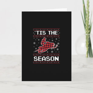 Tis Season Fußball-Kürbis Herbst Thanksgiving Karte