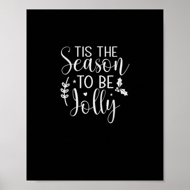 Tis Season Pumpkin Halloween Witch Hat Costume Poster (Vorne)