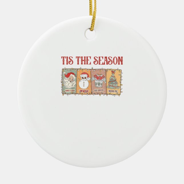 Tis Seasoning Crawfish Boil Seafood Party Lobster Keramik Ornament (Vorne)